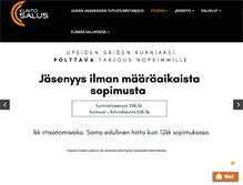 Tablet Screenshot of kuntosalus.fi